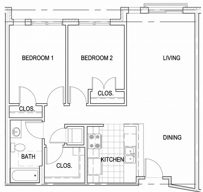 2BR/1BA - Ripley Gardens