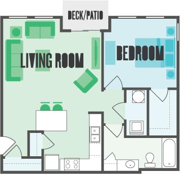 Floorplan - Monmouth Row Apartments