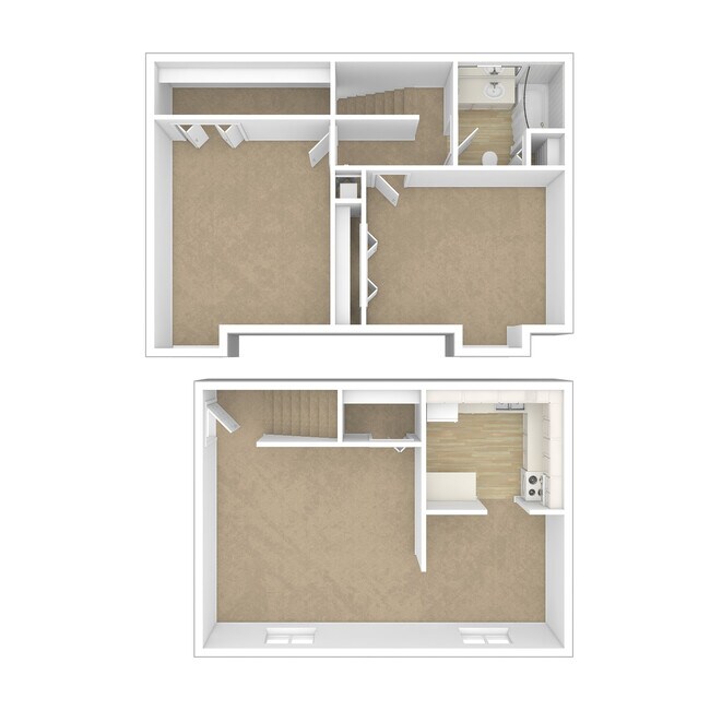 OrleansChateauDeVilleApts_5303RueDeville_II-11786594_3DU_3x2-Orleans-2Brb3-Upperlevelfront - Chateau De Ville