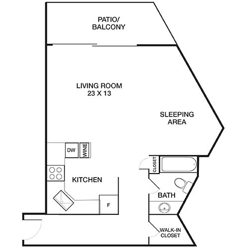 Floorplan - The Bluffs at Pacifica Apartments