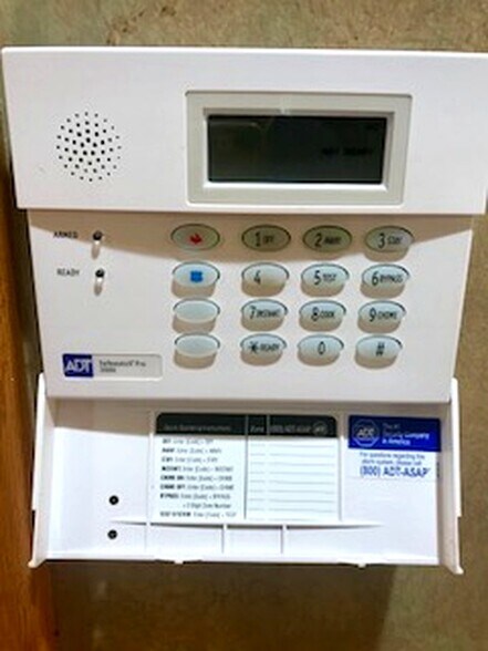 ADT security panel - 1843 W Waveland Ave