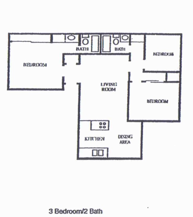 Floorplan - Newhope Pines Apartments