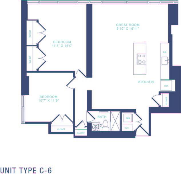 Floorplan - The Dane Apartments