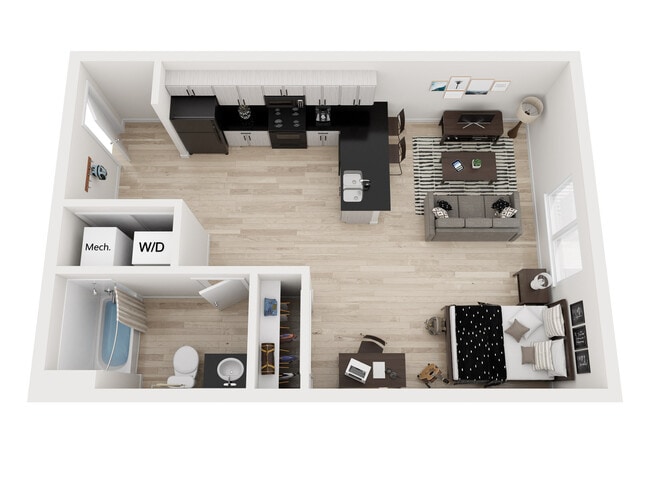 Studio - S2 Floor Plan - Aero