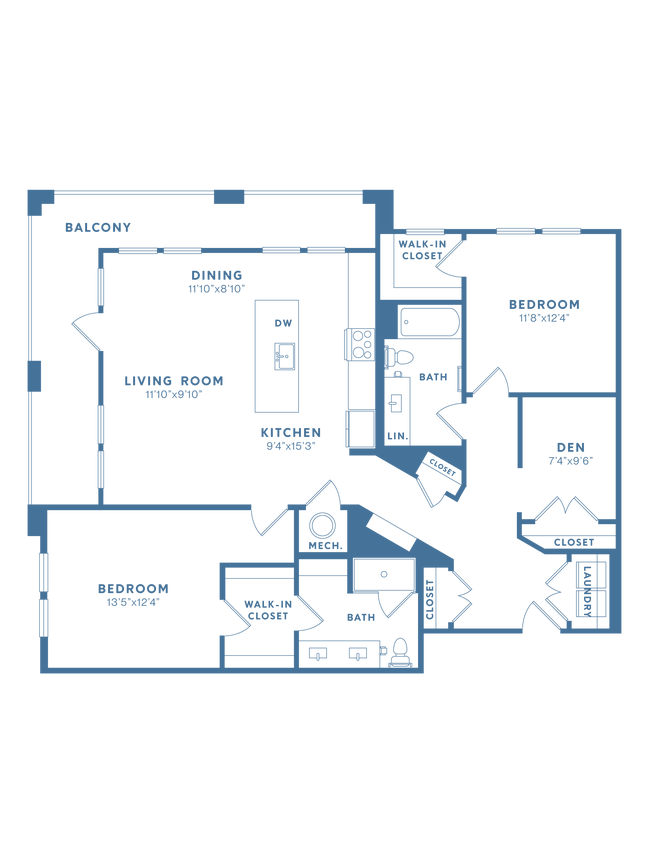 Floorplan - Maren Apartments