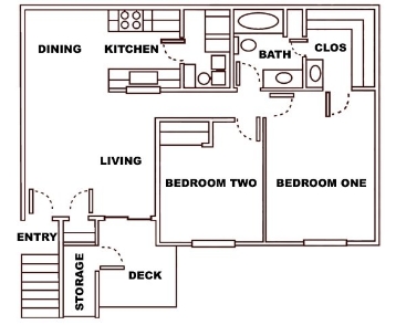 2BR/1BA - Mallard Crossing