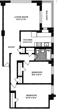 2BR/1BA - 178  Clinton Street