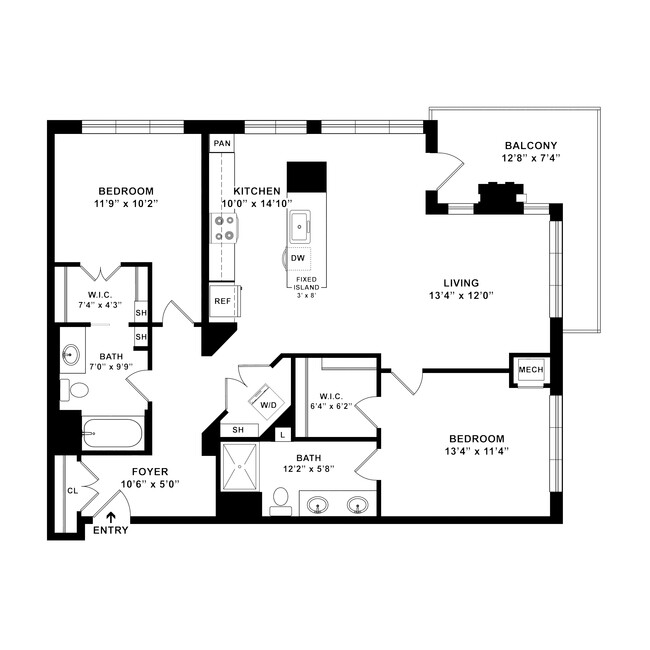 Floorplan - Cortland Mill District