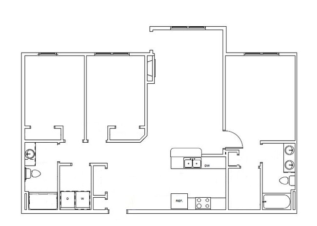 3 BR - Furman Weststar Apartments