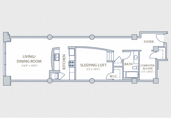 Floorplan - The Lofts At 1835 Arch