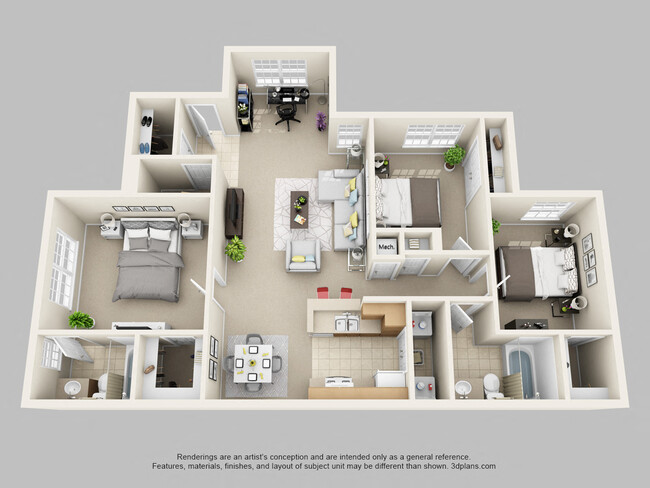 Floorplan - Academy on Eastern Lake FKA Brooke Commons