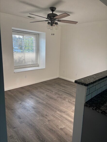 Living room bay window - 402 Granada Dr