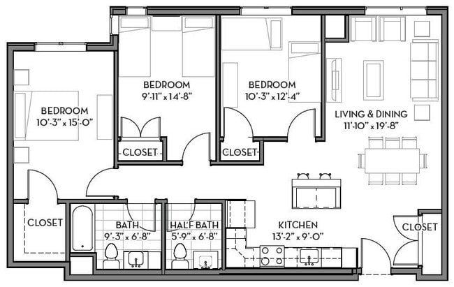 Floorplan - Finch Cambridge