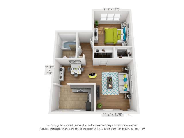 Floorplan - The Northside at Merrimon