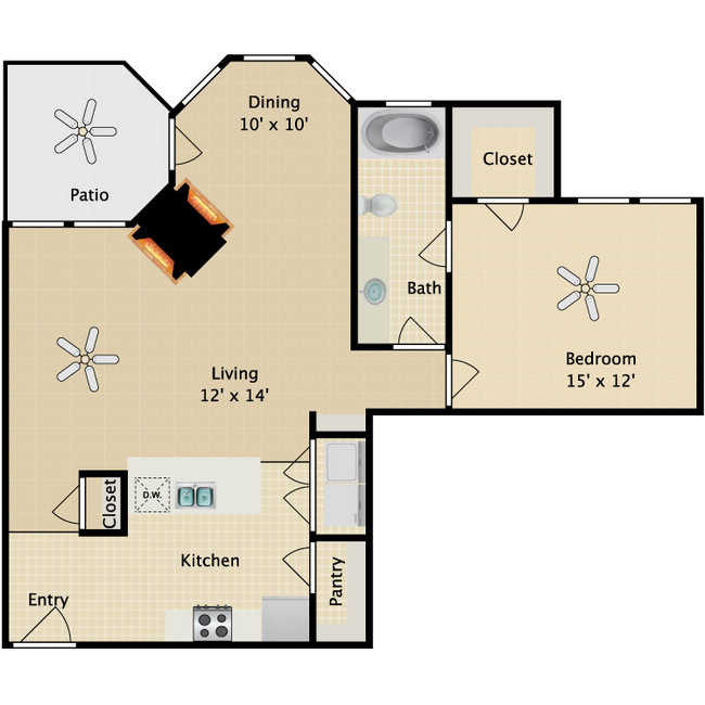 Floorplan - Legends at Legacy