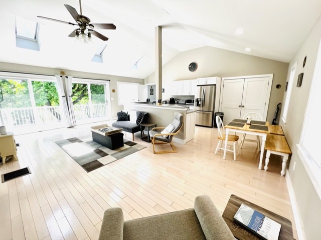 Living room with porch - 165 Stockbridge Rd