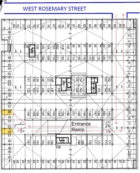 Parking Deck - Two Spaces with easy access to Rosemary Street - 140 W Franklin St