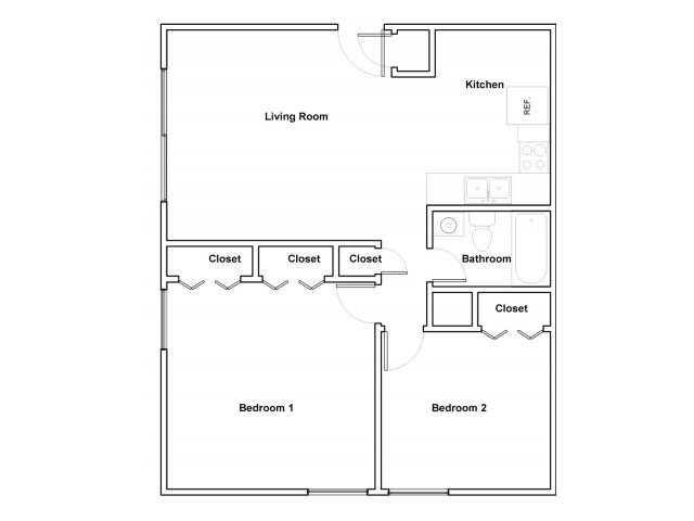 Fort Marcy Two Bedroom - Ventnor Apartments