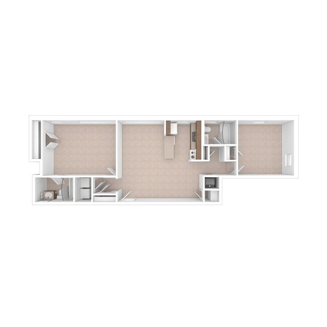 Floorplan - Carver Terrace Apartments