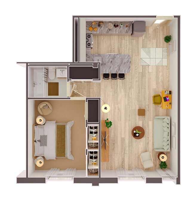 Floorplan - Congressional Towers