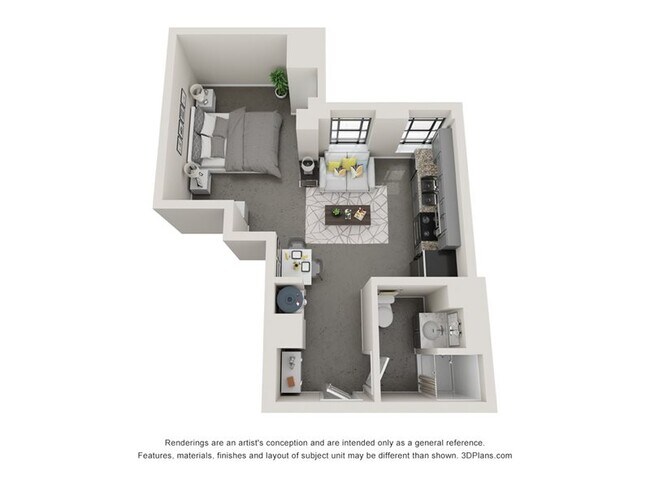 Floorplan - Lofts at American Life - Downtown Birmingham, AL