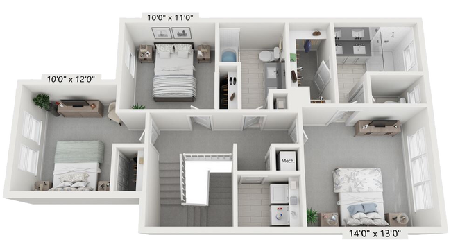 Floorplan - Nuvo- Boca Single Family Homes and Townhomes