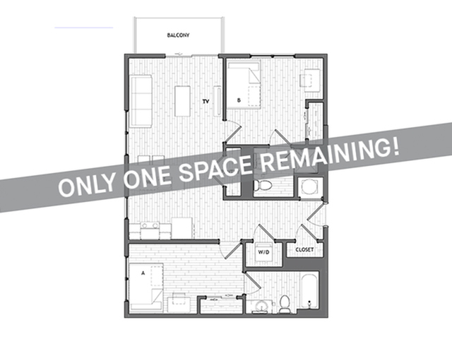 2x2 Balcony Large - One Space Left! - Student | Uncommon Auburn