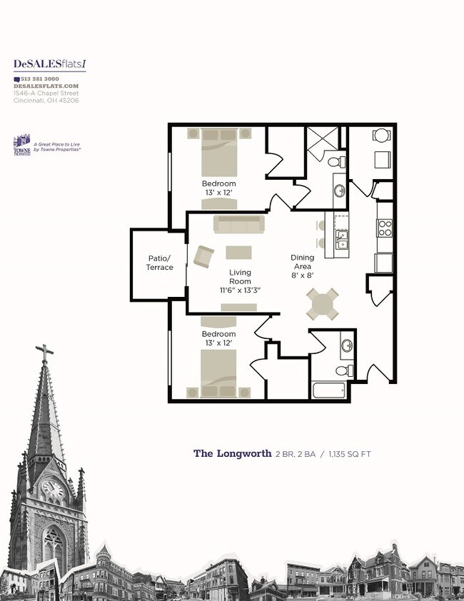 Floorplan - DeSales Flats Apartments*