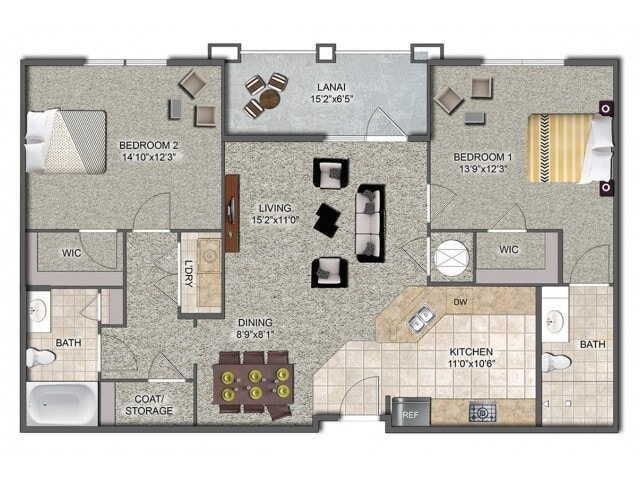 B2 - Diamond Oaks Village - 55+ Senior Living