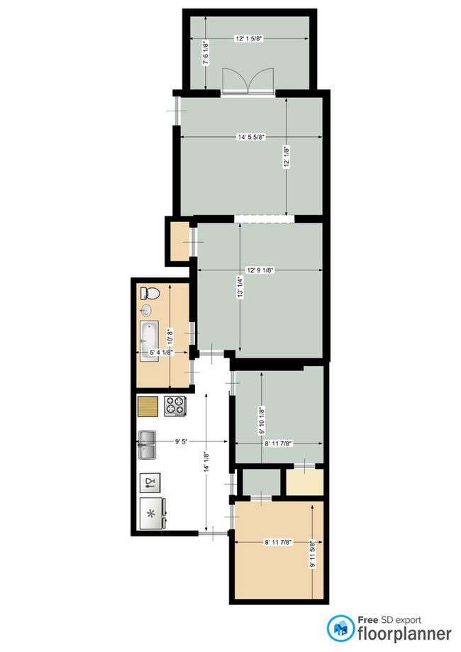 Floor Plan - 1508 10th Ave S