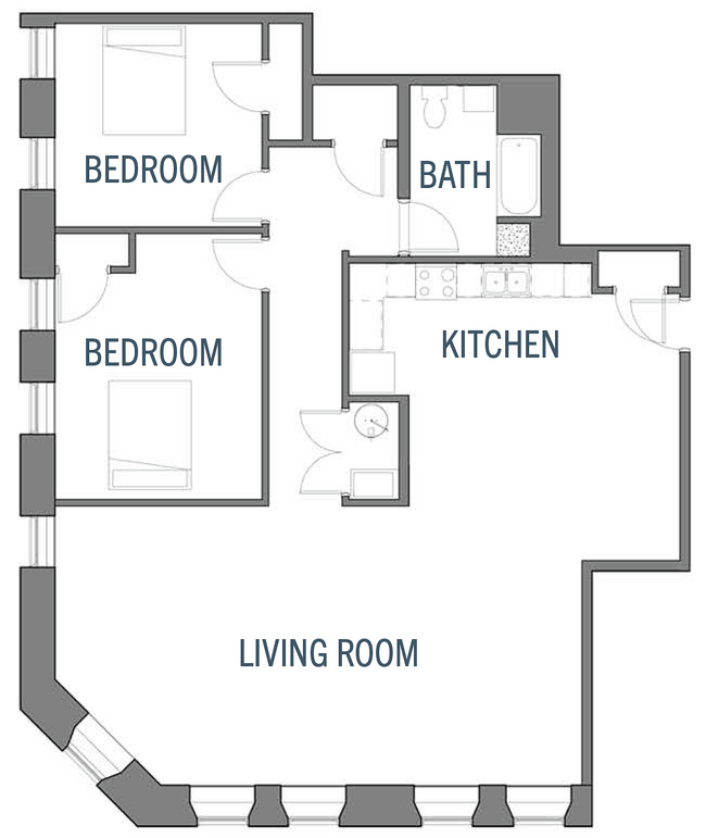 Trinidad Artspace Lofts B40% Two Bedroom - Trinidad Artspace Lofts