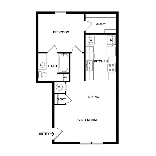 Floorplan - Parkridge Apartments