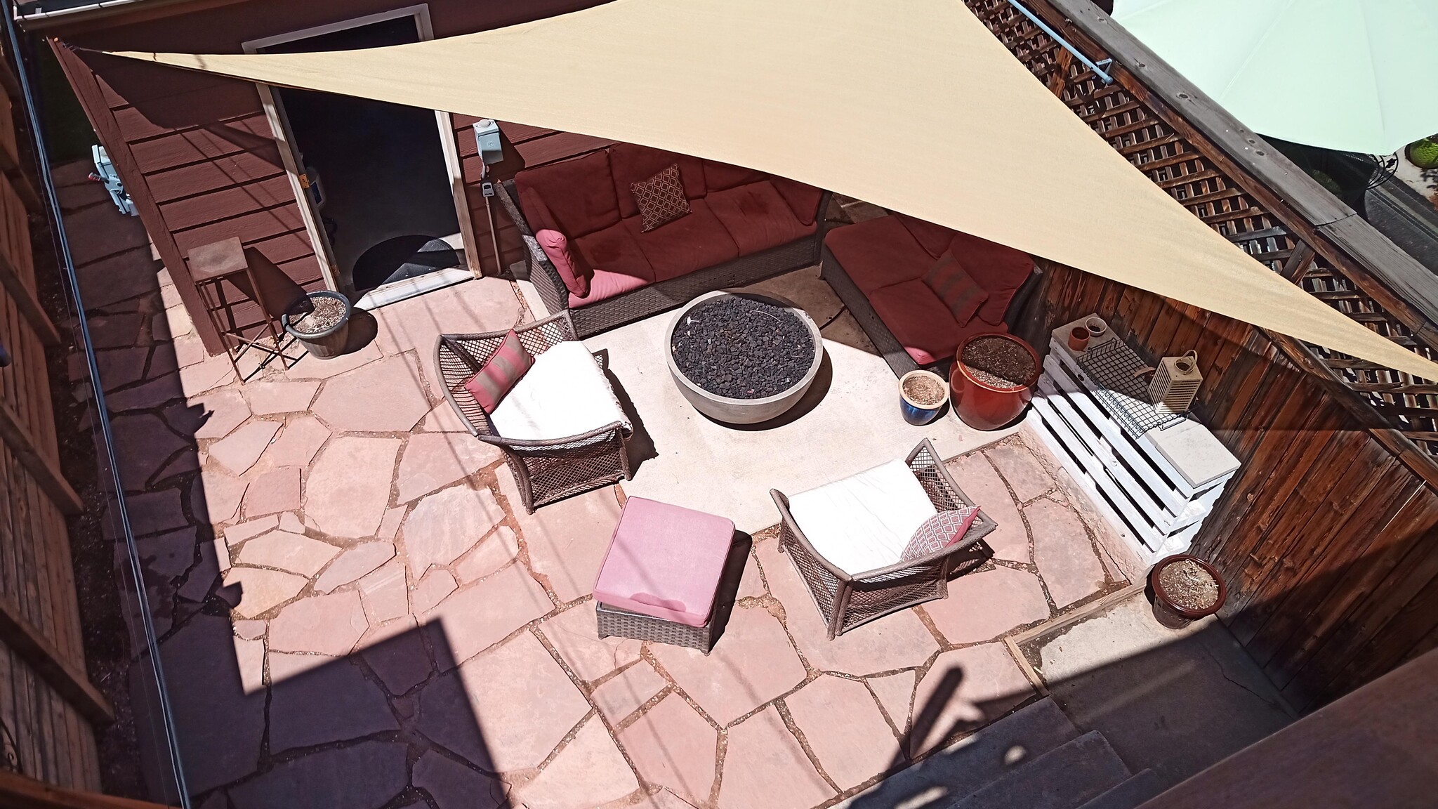 Back Patio with Firepit - 2415 N Vine St