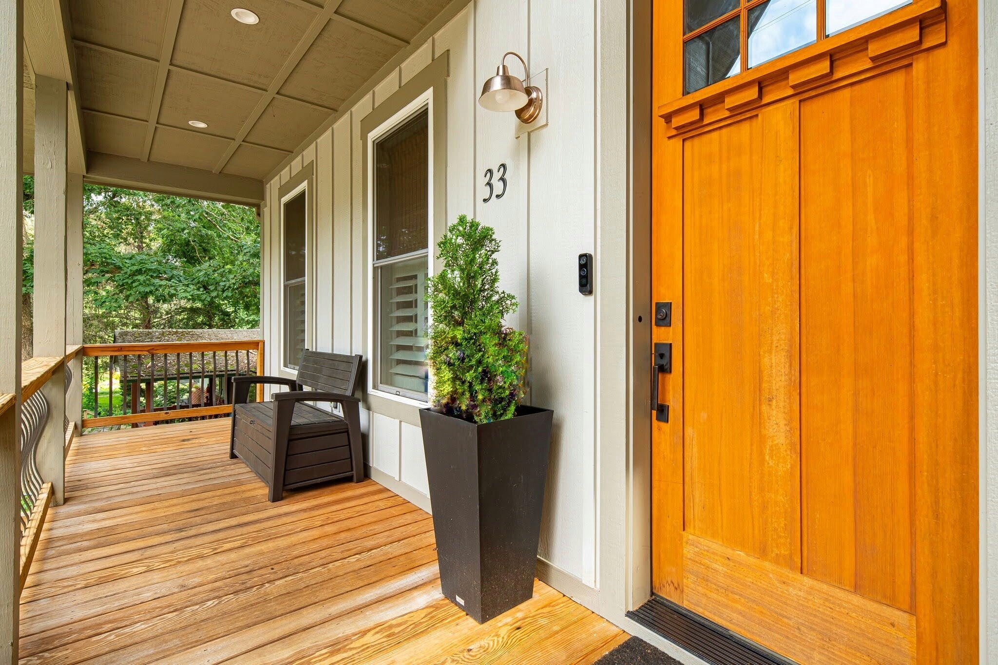 Spacious front porch. - 33 Rex Dr