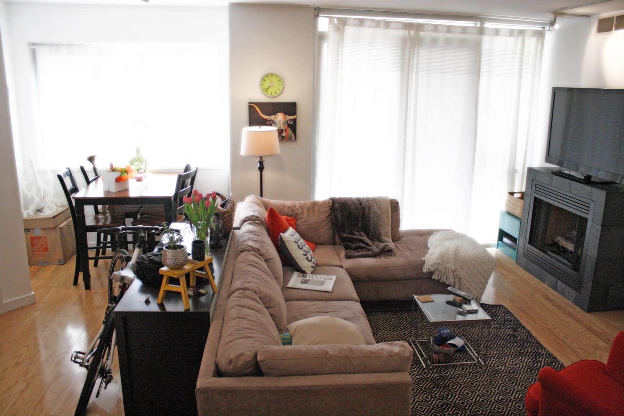 view of dining room with furniture - 1300 13th St NW