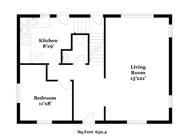 Floorplan - 1304 Geddes Ave