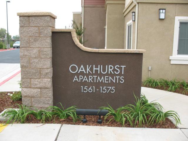 Property Sign - Oakhurst Apartments