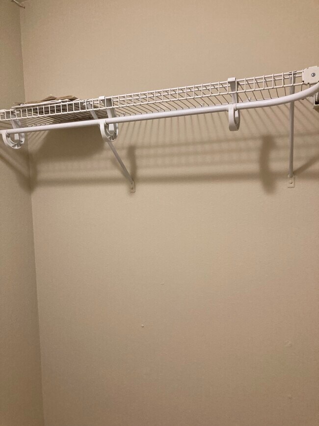 Walk in closet shelving - 700 E 8th St