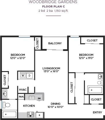 Floorplan - Woodbridge Gardens