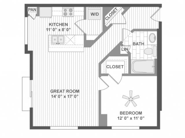 Floorplan - AMLI Evanston