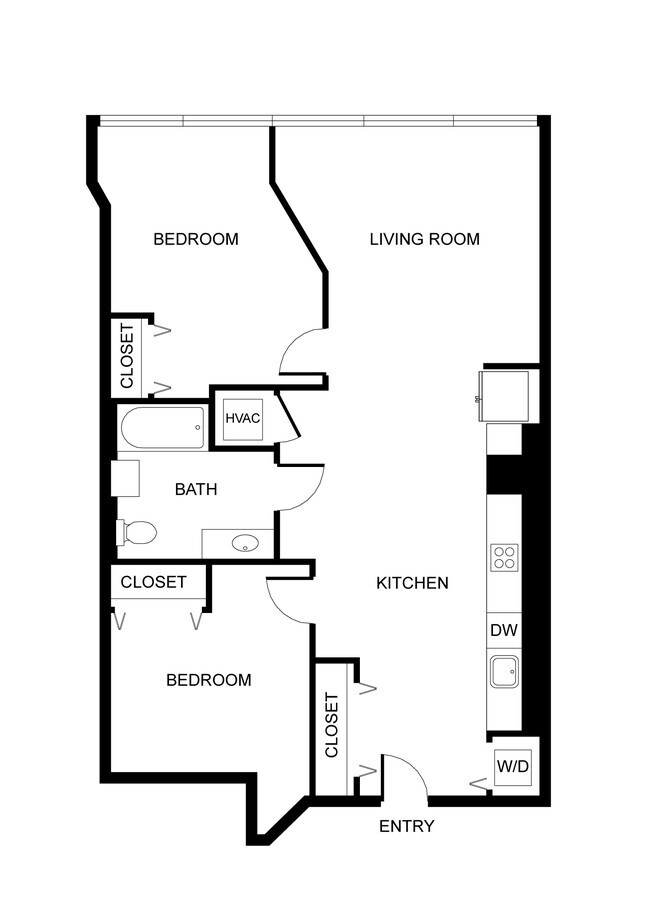 Floorplan - West 7th Apartments