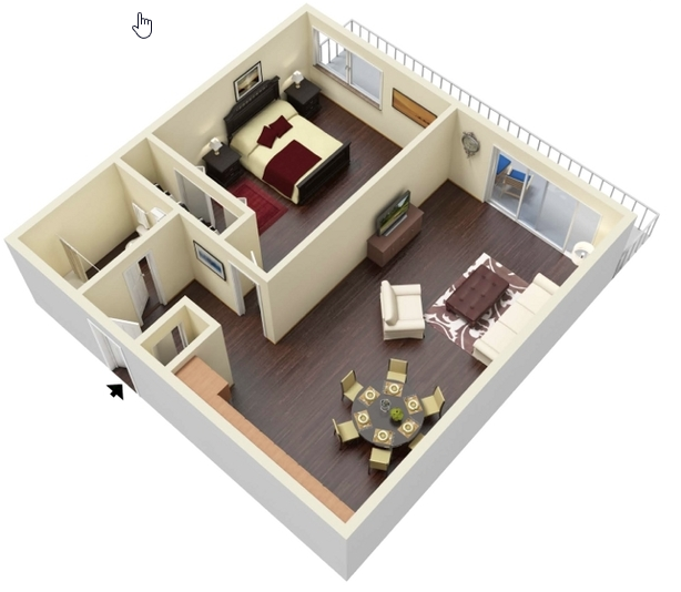 Floorplan - Whitmore Court Apartments