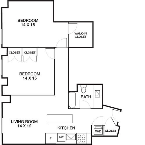 Floorplan - Vivo Apartments