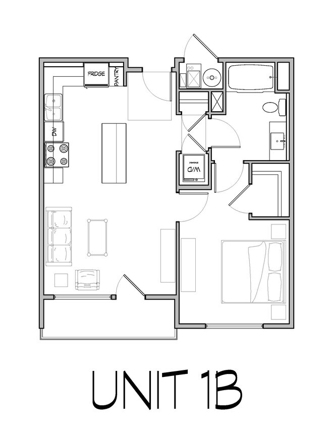 Floorplan - Central West Apartments