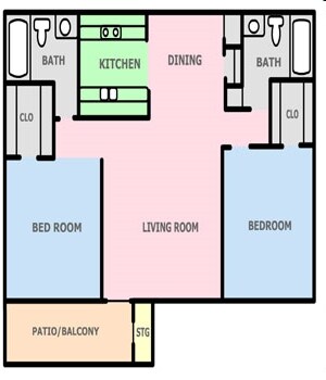 2BR/2BA - Brays Village
