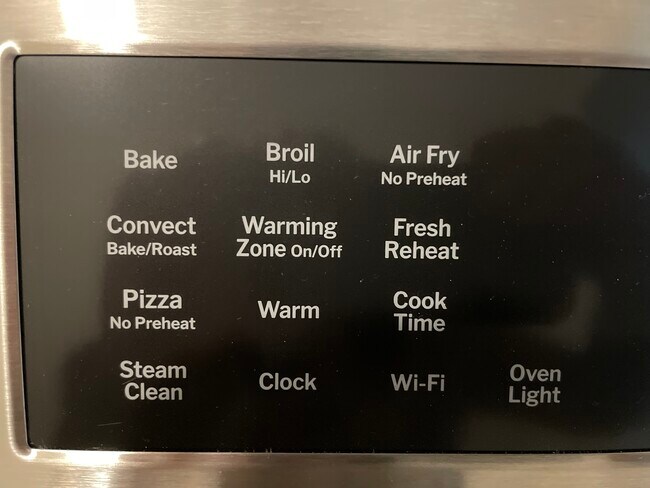 Oven/range settings - 5523 Ellsworth Ave