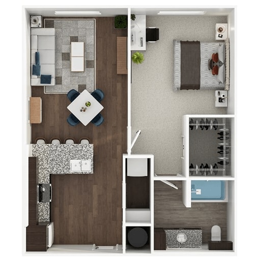 Floorplan - Town Center Lofts