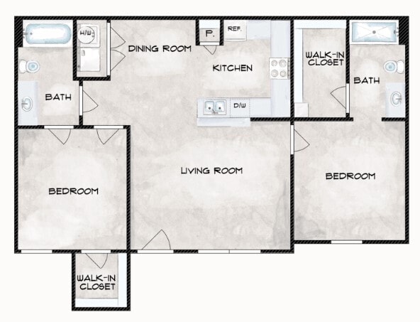 Floorplan - Villas del San Xavier