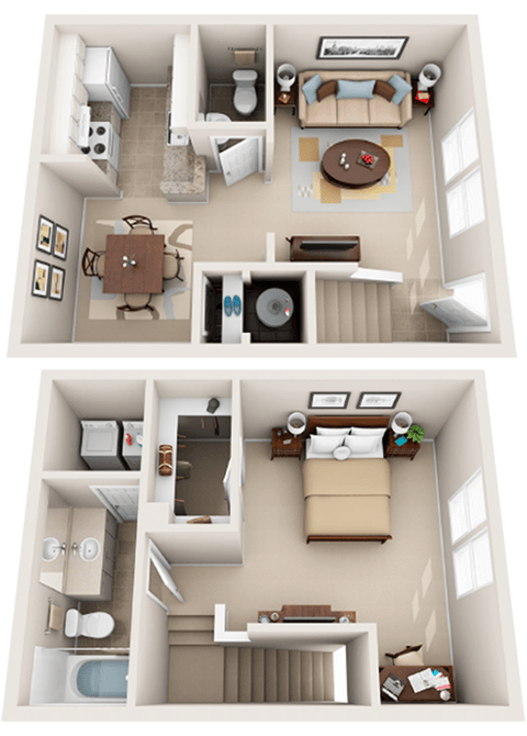 Floorplan - The Arbor Walk Apartments