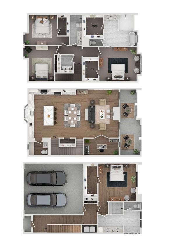 Floorplan - The Townes at SouthPark